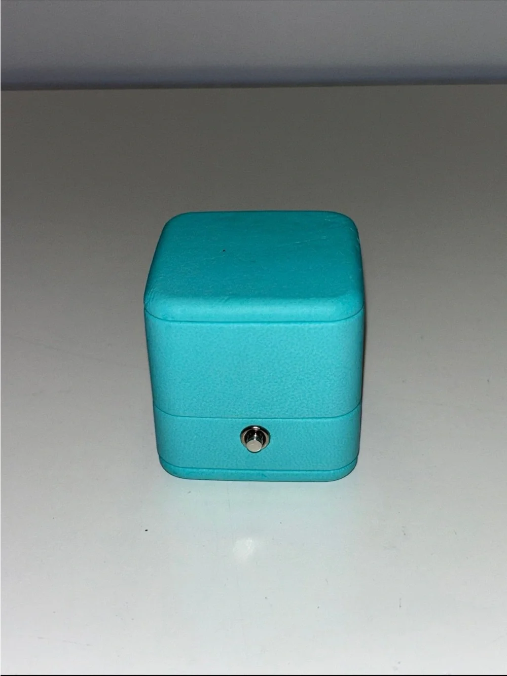 Tiffany & Co jewelry engagement ring box- blue